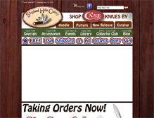 Tablet Screenshot of casekniveshq.com